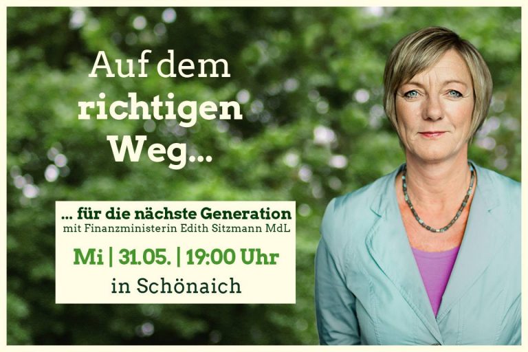 Auf dem richtigen Weg – mit Edith Sitzmann, Finanzministerin BW
